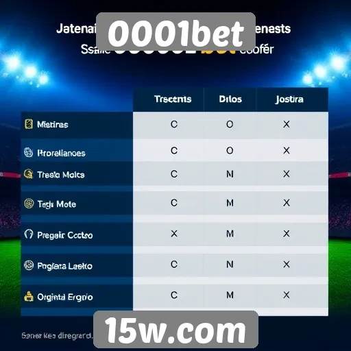 Comparativo entre 0001bet e outros sites de apostas